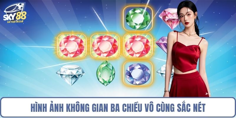 Hình ảnh không gian ba chiều vô cùng sắc nét