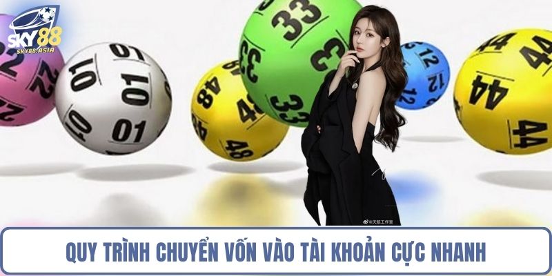 Quy trình chuyển vốn vào tài khoản cực nhanh